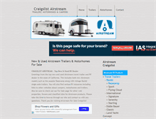 Tablet Screenshot of airstreamforsalecraigslist.com